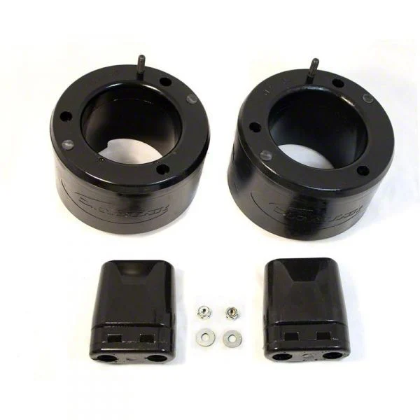 Daystar Suspension Leveling Kit; Coil Spring Spacer; Black; 2-Inch Lift; Front; Pair (13-26 4WD RAM 3500)