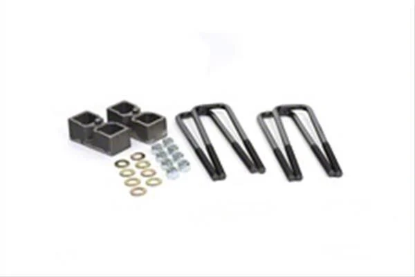 Daystar Suspension Lift Kit; Suspension System; 2-Inch Lift; Includes Blocks and U-Bolts; Rear (11-26 4WD Silverado 2500 HD)