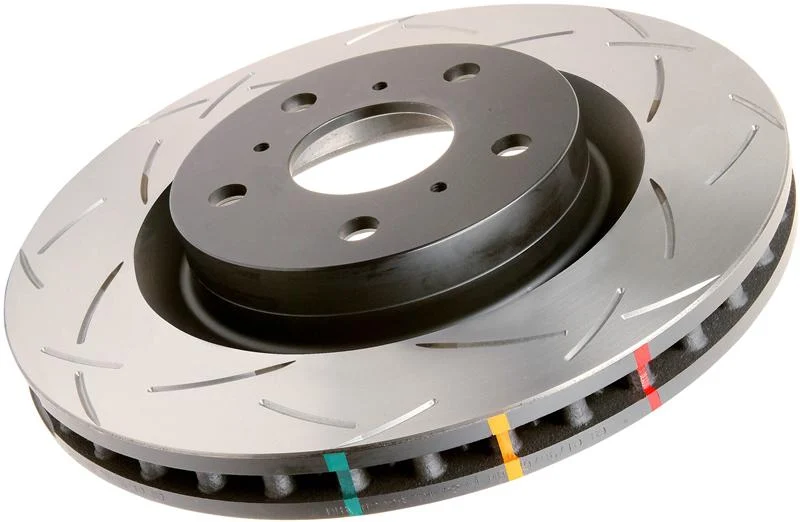 DBA 07-09 Jeep Wrangler JK Front Slotted 4000 Series Rotor