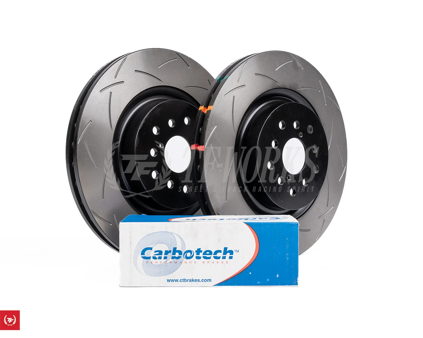 350Z (Brembo) Rear Brake Package: DBA 4000 Rotors + Carbotech XP10
