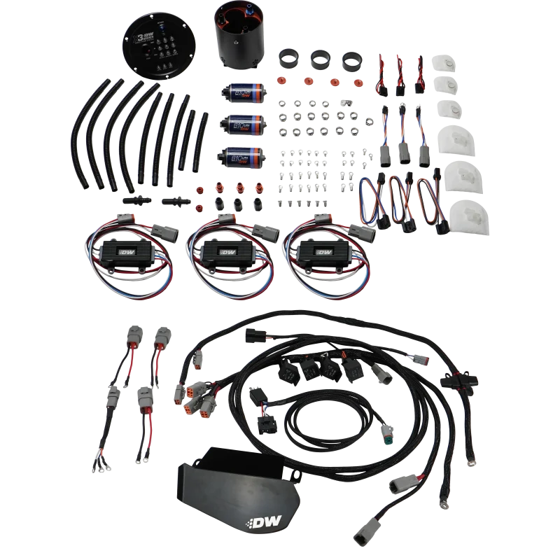DeatschWerks 09-24 Nissan GT-R X3 Triple Pump Module w/ Triple DW810 Pumps/Controlles/PNP Harness
