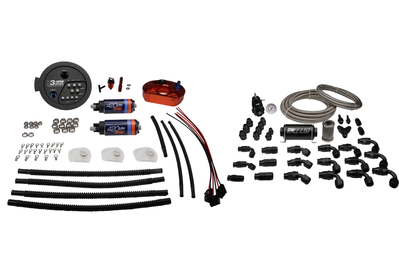 DeatschWerks A90/91 Supra/G8X BMW M3/M4 Fuel Pump Module w/ Dual DW420 Pumps and PTFE Return