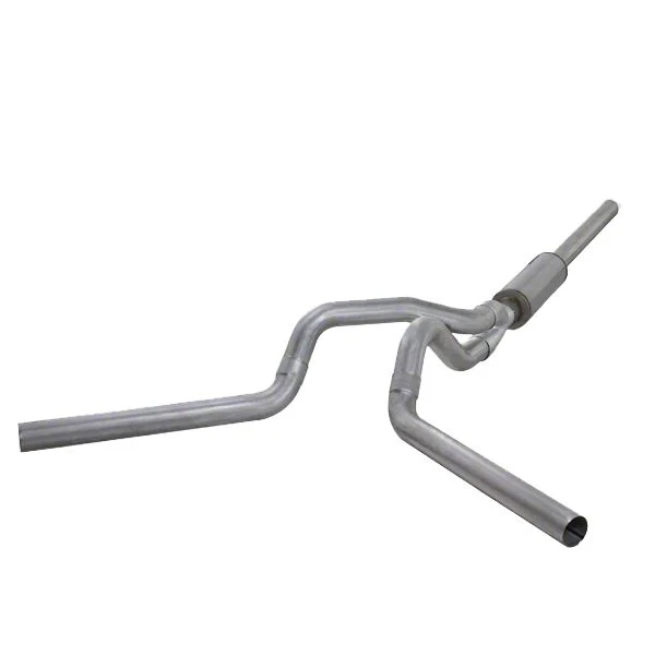 4-Inch Aluminized Steel Dual Exhaust System; Side Exit (04.5-07 5.9L RAM 2500)