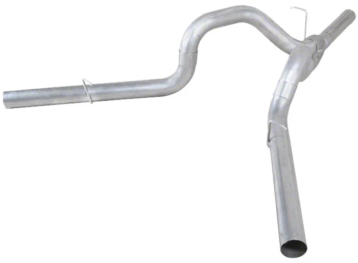 4-Inch Aluminized Steel DPF-Back Dual Exhaust System; Side Exit (11-14 6.6L Duramax Sierra 2500 HD)