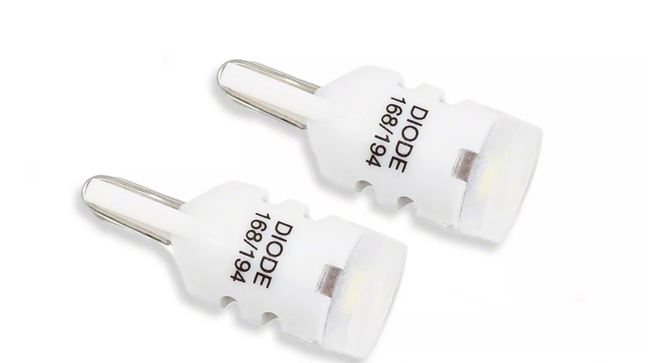 Diode Dynamics Cool White LED License Plate Bulbs; 194 HP3 (18-26 F-150)