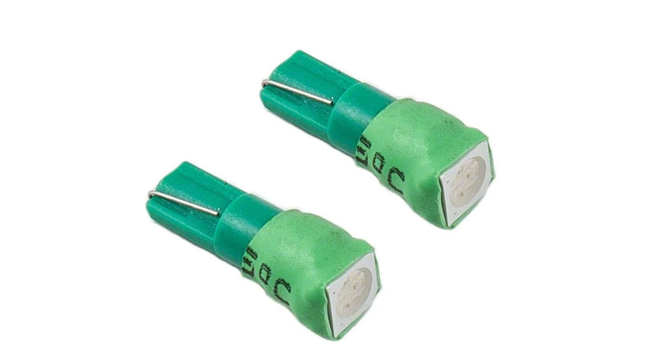 Diode Dynamics Green LED Vanity Light Bulbs; 74 SMD1 (10-14 F-150 Raptor)
