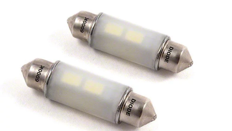 Diode Dynamics Warm White LED Map Light Bulbs; 39mm HP6 (11-14 F-150 SuperCab)