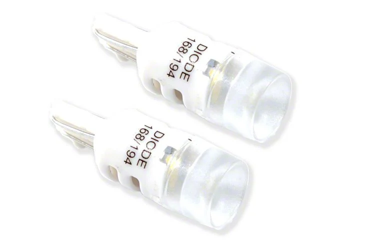 Diode Dynamics Cool White LED Map Light Bulbs; 194 HP3 (11-16 F-350 Super Duty)