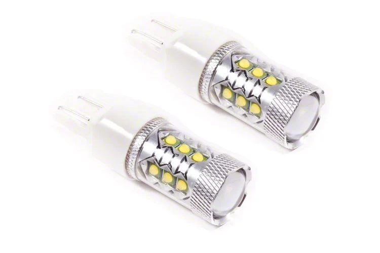 Diode Dynamics Cool White LED Reverse Light Bulbs; 7443 XP80 (17-22 F-350 Super Duty w/ Factory Halogen Tail Lights)