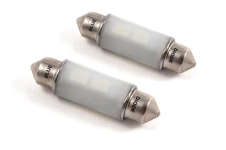 Diode Dynamics Blue LED Map Light Bulbs; 39mm HP6 (02-10 RAM 1500)