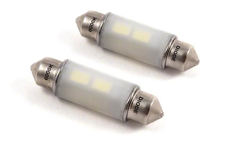 Diode Dynamics Cool White LED Map Light Bulbs; 39mm HP6 (02-10 RAM 1500)