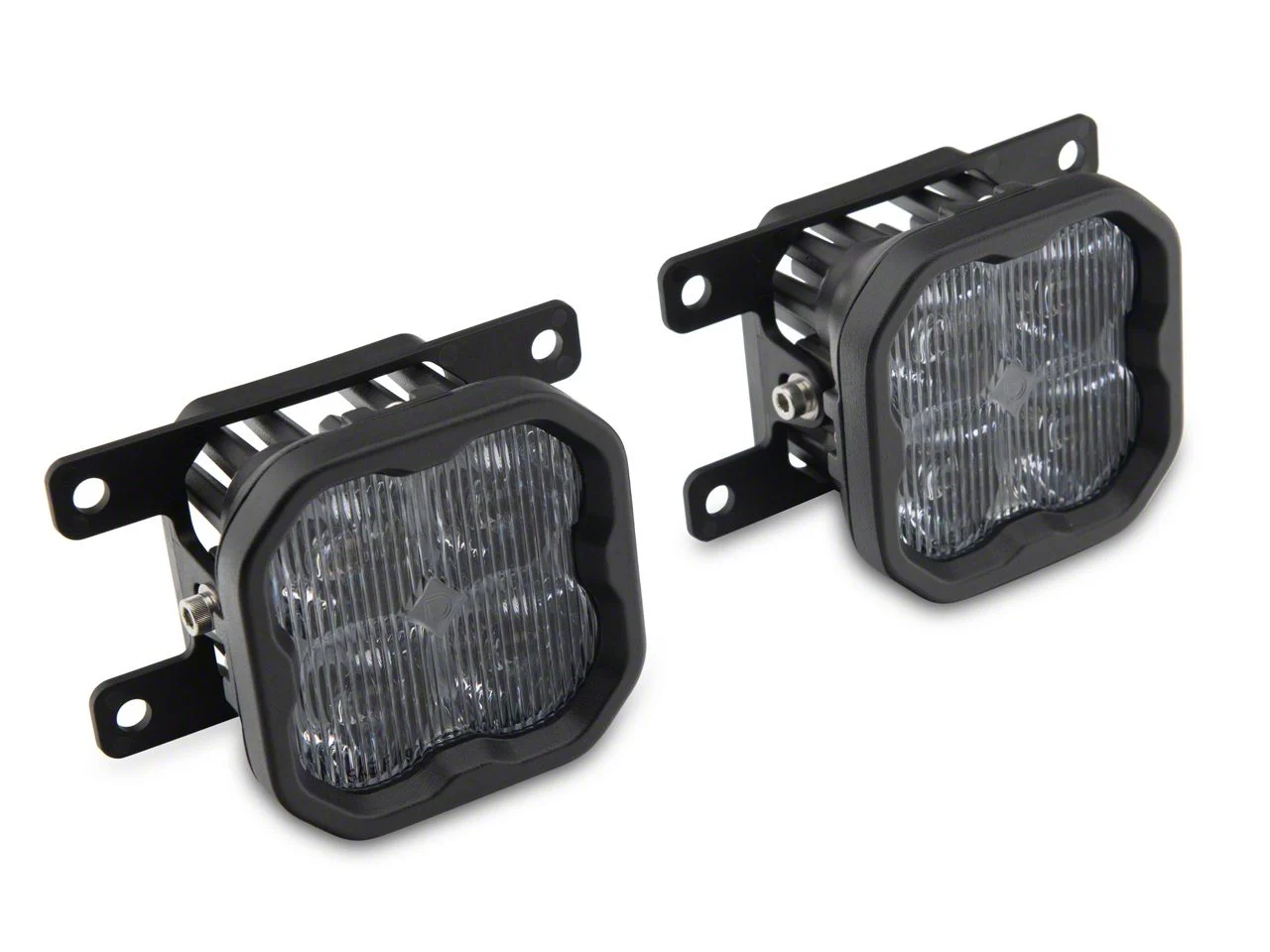 Diode Dynamics SS3 Sport Type AS LED Fog Light Kit; White SAE Fog (19-24 RAM 1500 w/ Factory Halogen Fog Lights)