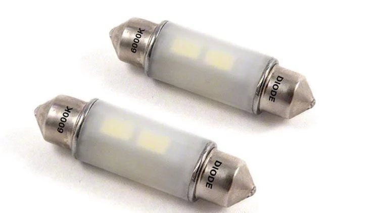 Diode Dynamics Warm White LED Map Light Bulbs; 39mm HP6 (02-10 RAM 1500)