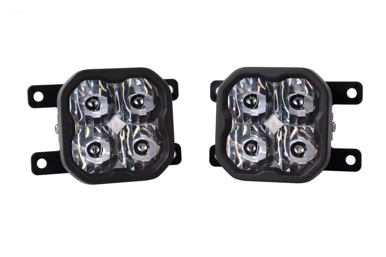 Diode Dynamics SS3 Sport Type AS LED Fog Light Kit; White SAE Fog (19-23 Ranger)
