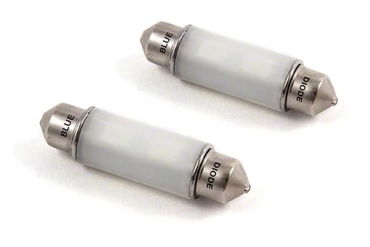 Diode Dynamics Blue LED Map Light Bulbs; 41mm HP6 (07-13 Sierra 1500 Denali)