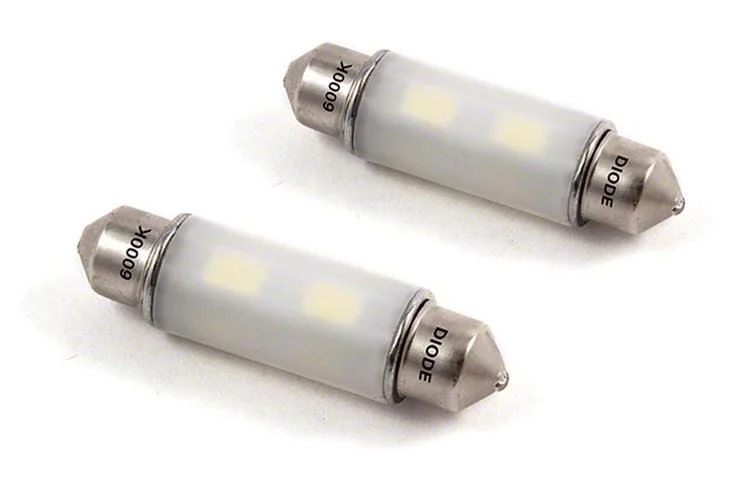 Diode Dynamics Cool White LED Map Light Bulbs; 41mm HP6 (07-13 Sierra 1500 Denali)