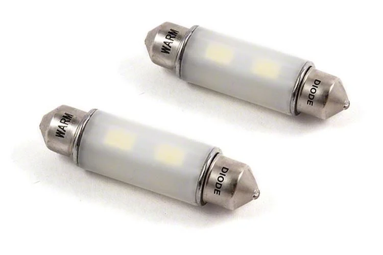 Diode Dynamics Warm White LED Map Light Bulbs; 41mm HP6 (07-13 Sierra 1500 Denali)