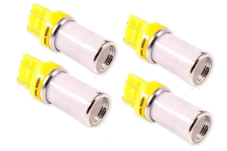 Diode Dynamics Amber Front Turn Signal LED Light Bulbs; 7443 HP48 (14-18 Silverado 1500)