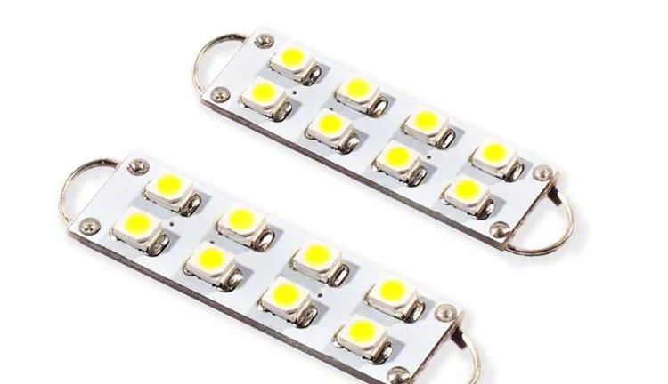 Diode Dynamics Blue LED Map Light Bulbs; 44mm SML8 (07-13 Silverado 1500)