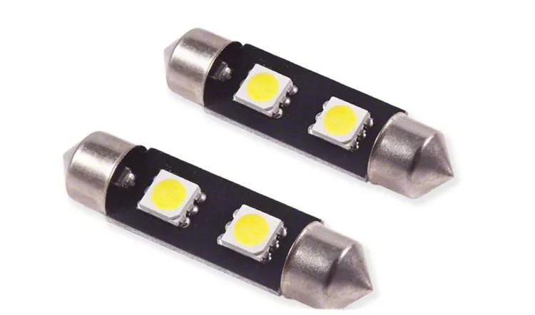 Diode Dynamics Cool White LED Dome Light Bulbs; 39mm SMF2 (07-13 Silverado 1500)