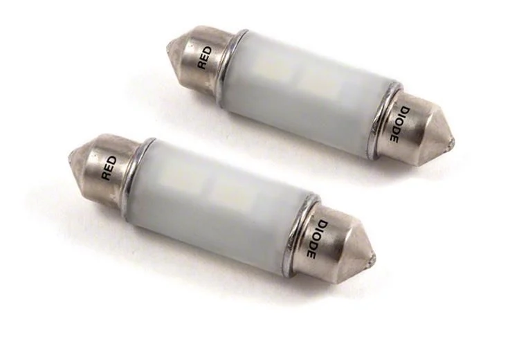Diode Dynamics Red LED Dome Light Bulbs; 39mm HP6 (07-13 Silverado 1500)