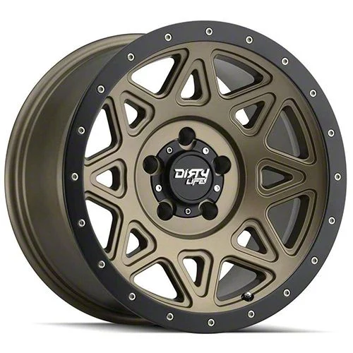 Dirty Life Theory Matte Black 6-Lug Wheel; 17x9; -12mm Offset (14-18 Sierra 1500)