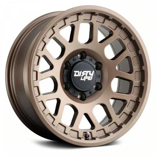 Dirty Life Mesa Dark Bronze 6-Lug Wheel; 17x9; -12mm Offset (14-18 Silverado 1500)