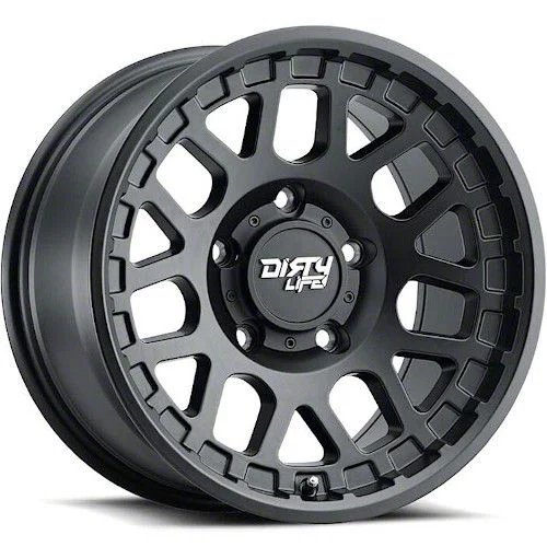 Dirty Life Mesa Matte Black 6-Lug Wheel; 17x9; 0mm Offset (19-26 Silverado 1500)