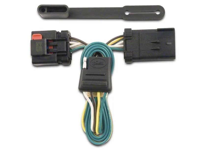 4-Way Flat Connector; Retains OEM 7-Way Connector (02-08 RAM 1500)