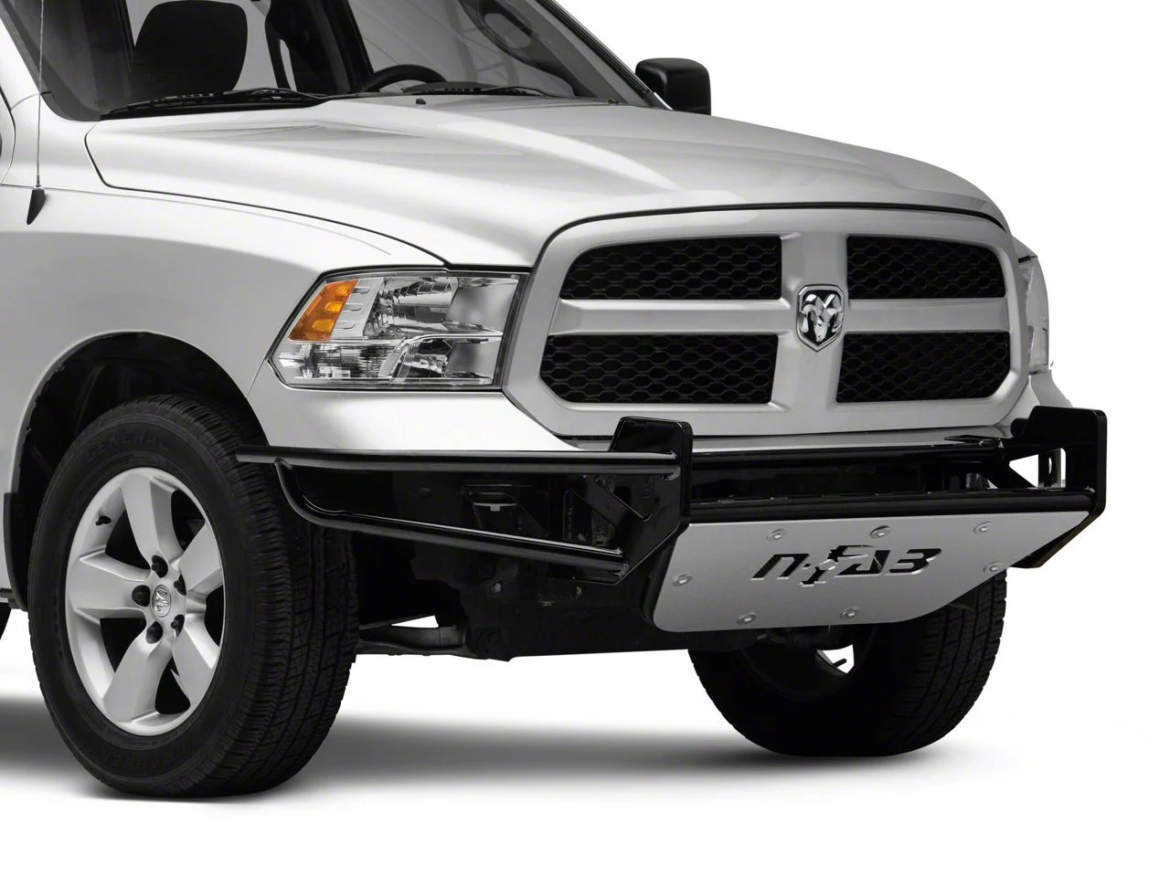 N-Fab R.S.P. Pre-Runner Front Bumper; Gloss Black (09-18 RAM 1500, Excluding Rebel)