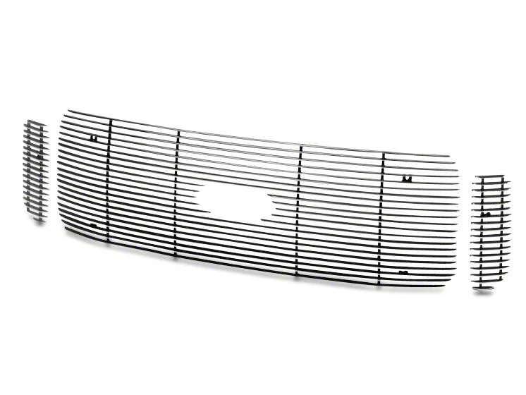 Putco Shadow Billet Upper Overlay Grilles; Polished (09-12 RAM 1500 w/ Honeycomb Grille)