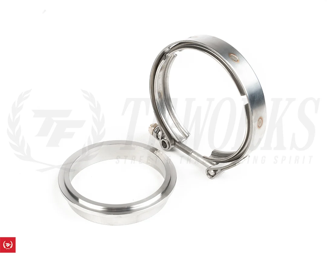 Garrett V-Band Clamp Downpipe Side 3" Turbine Housing for GTX G25 G30 G35 Turbos