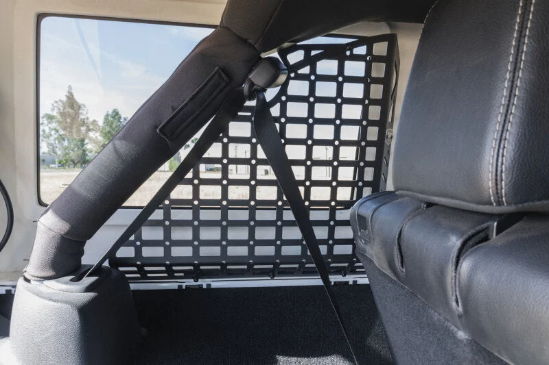 DV8 Offroad 07-18 Jeep Wrangler JK 4-Door Pocketed Rear Window Molle Panels