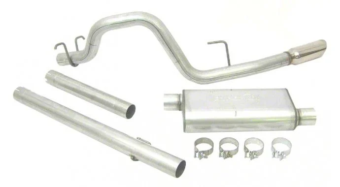 Dynomax Ultra Flo Welded Single Exhaust System with Polished Tip; Side Exit (03-09 5.7L RAM 2500)