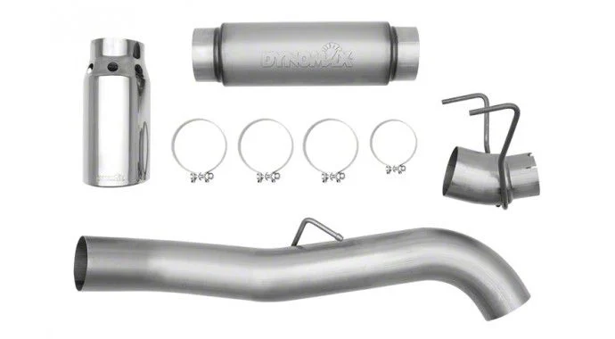 Dynomax DPF-Back Single Exhaust System with Polished Tip; Side Exit (07-12 6.7L RAM 2500)
