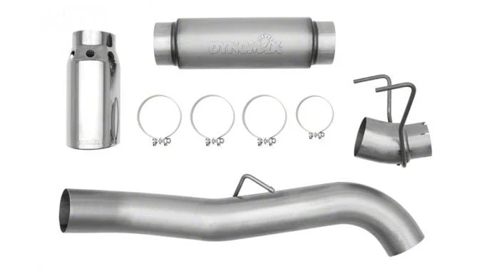 Dynomax DPF-Back Single Exhaust System with Polished Tip; Side Exit (07-12 6.7L RAM 3500)
