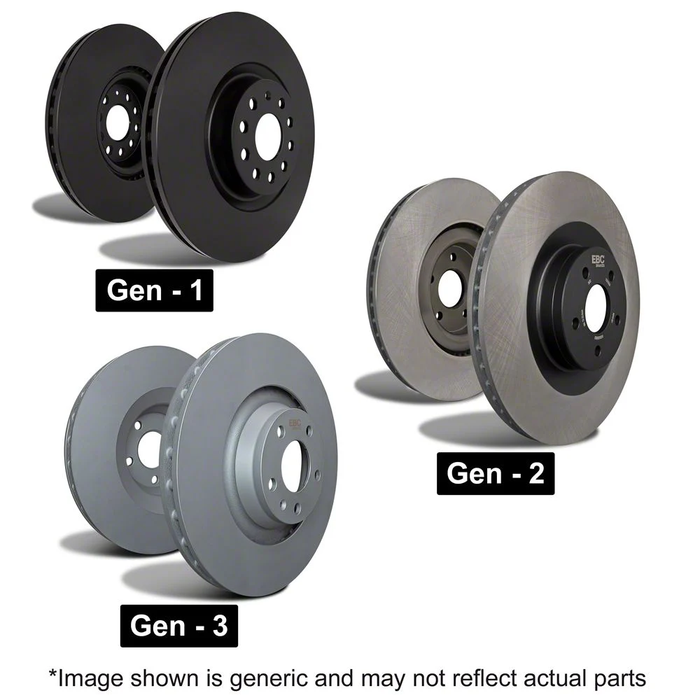 EBC Brakes RK Series Premium OE-Style 6-Lug Rotors; Rear Pair (07-18 Sierra 1500)