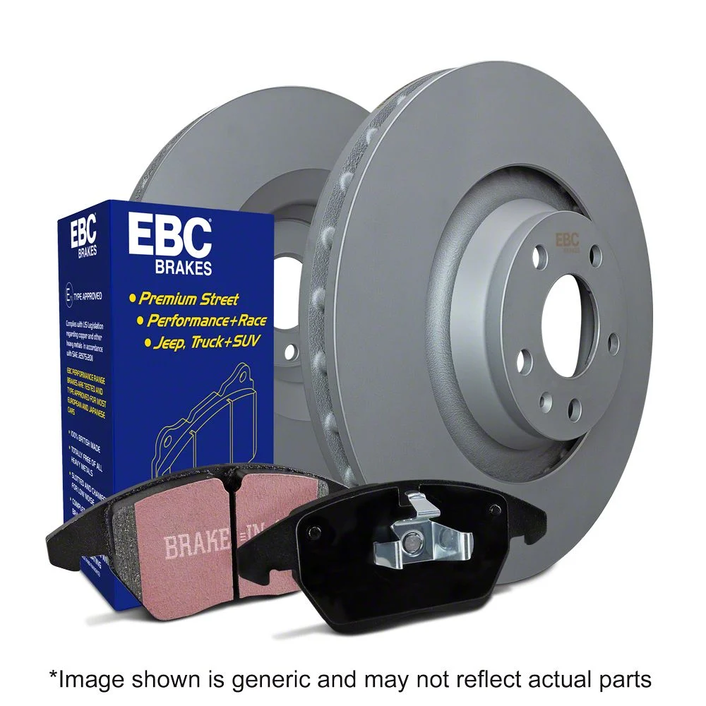 EBC Brakes Stage 1 Ultimax 6-Lug Brake Rotor and Pad Kit; Rear (14-18 Sierra 1500)