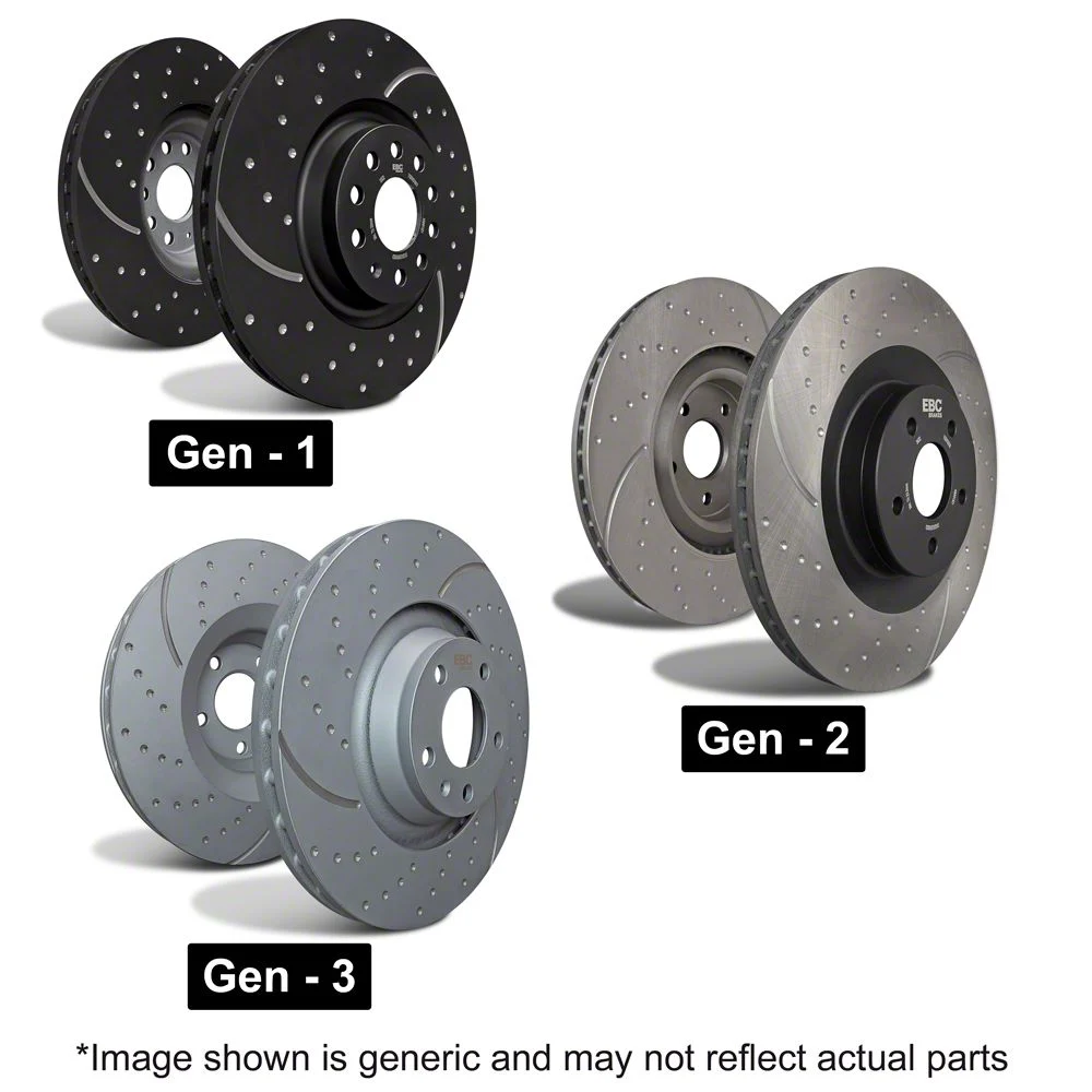 EBC Brakes GD Sport Slotted 6-Lug Rotors; Rear Pair (07-18 Silverado 1500)