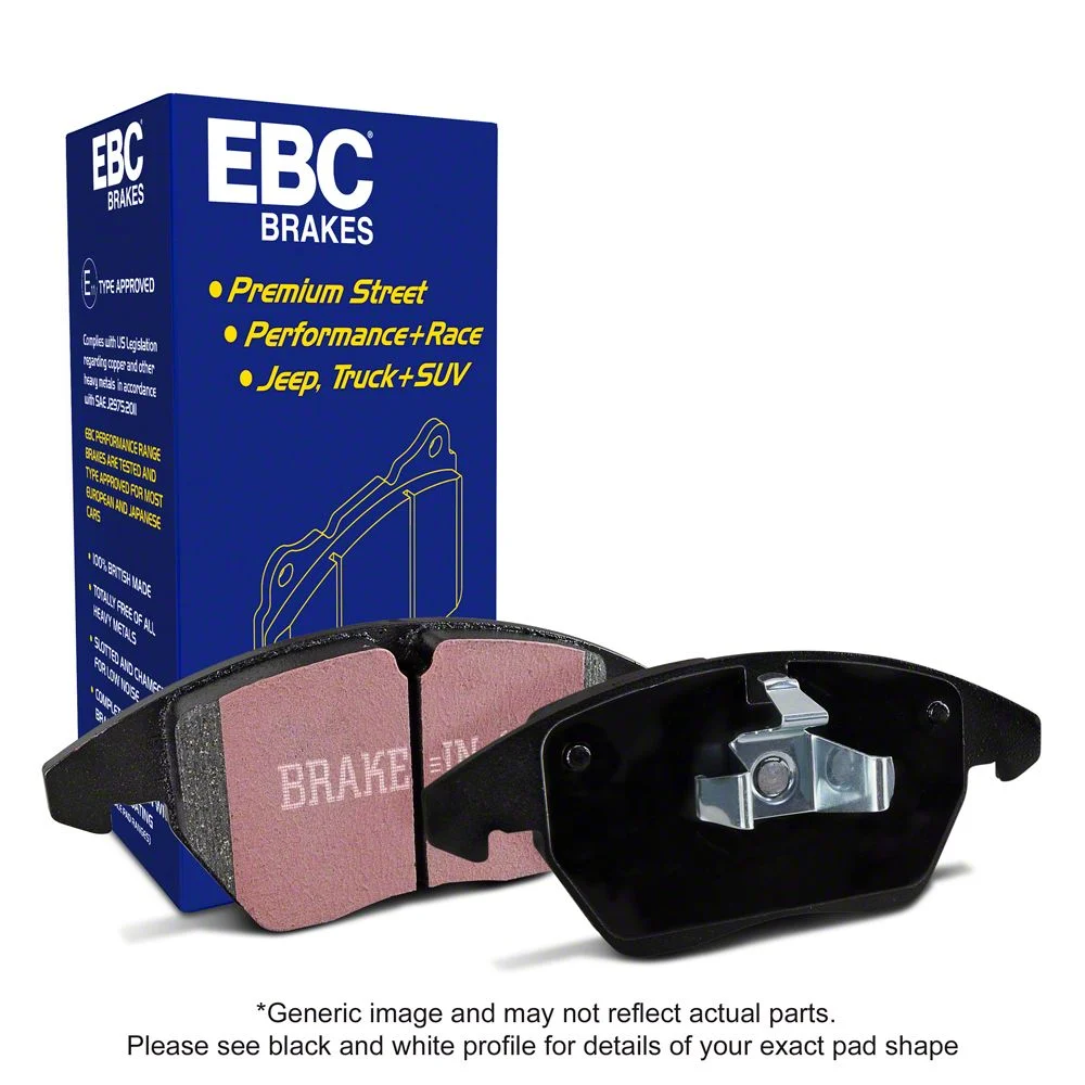 EBC Brakes Ultimax OEM Plus Organic Brake Pads; Rear Pair (14-18 Silverado 1500)