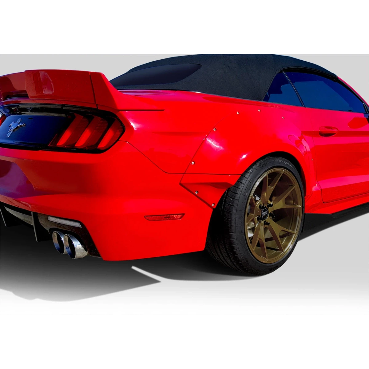 2015-2023 Ford Mustang Duraflex Grid Wide Body Rear Fender Flares