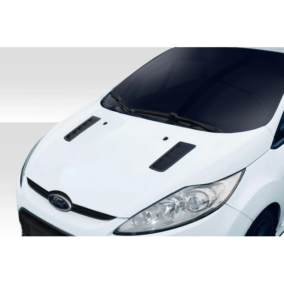 Universal Race Hood Louver Vents - 2 Piece - 116153