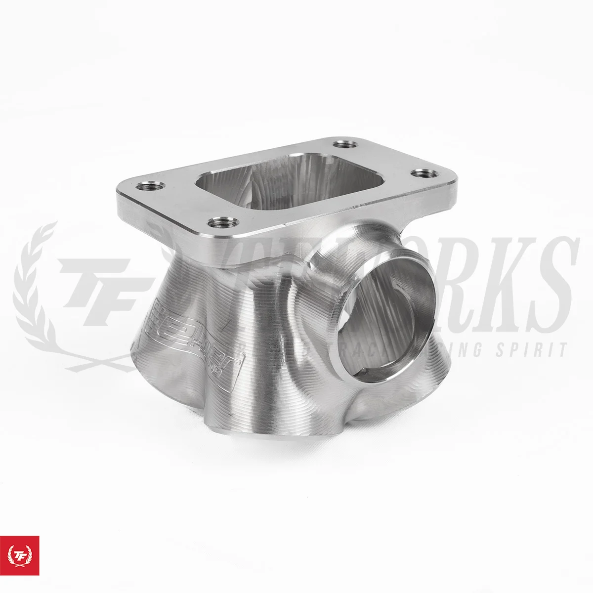 Elmer Racing Billet Collector 4 Inlet to T3 Flange with 45mm Wastegate