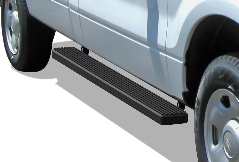 6-Inch iStep Running Boards; Black (09-14 F-150 Regular Cab)