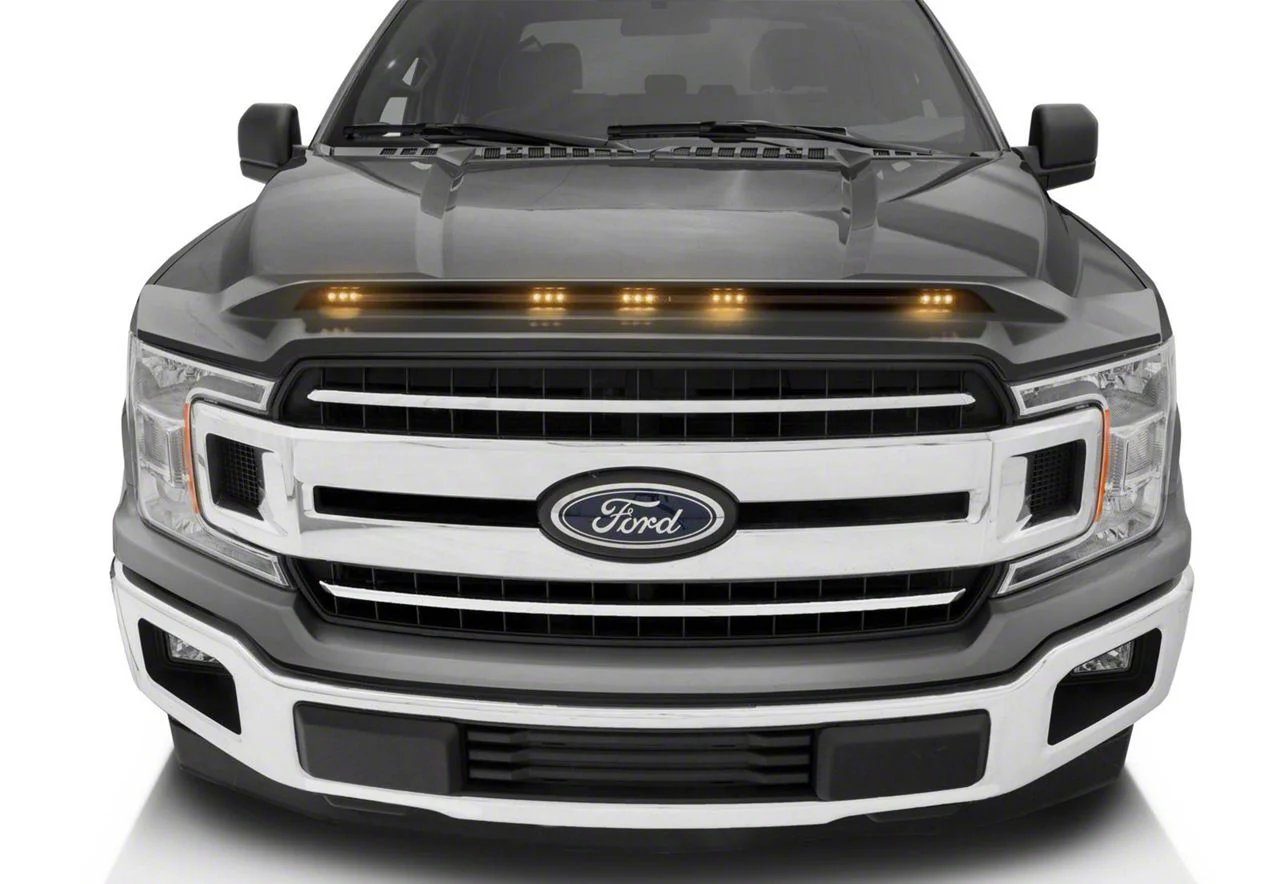Aeroskin LightShield Color-Match Hood Protector; Magnetic Grey Metallic (15-20 F-150, Excluding Raptor)