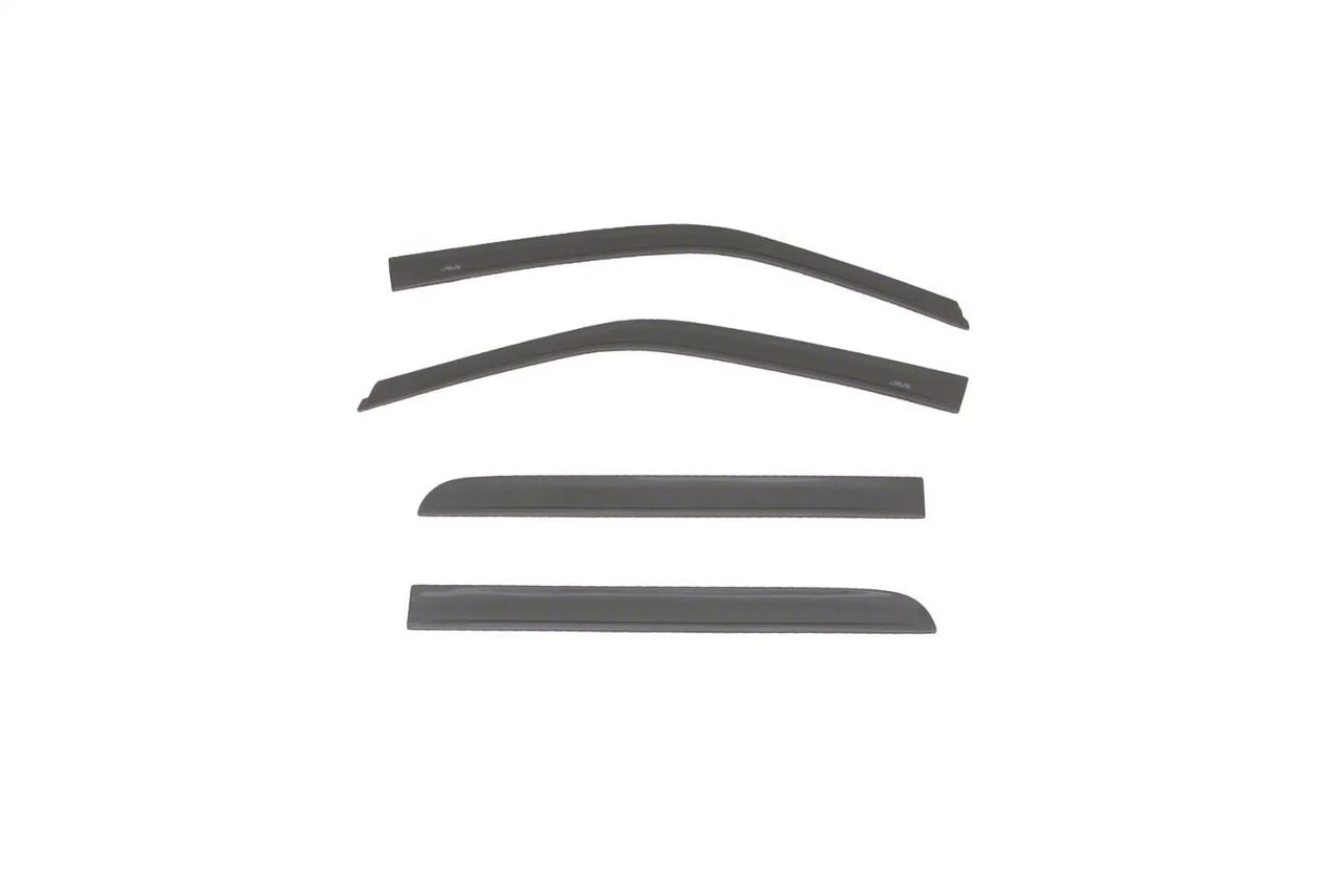 Low Profile Color-Match Ventvisor Window Deflectors; Front and Rear; Magnetic Gray Metallic (15-25 F-150 SuperCrew)