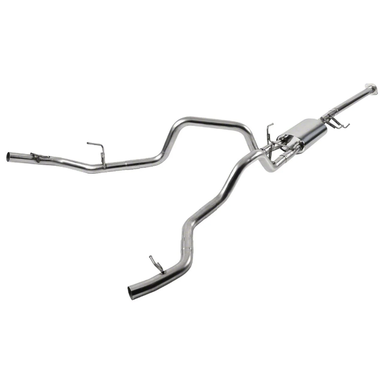 Dual Exhaust System; Rear Exit (15-20 5.0L F-150)