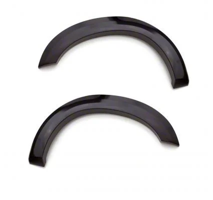Elite Series Extra Wide Style Fender Flares; Front and Rear; Textured Black (15-17 F-150, Excluding Raptor)