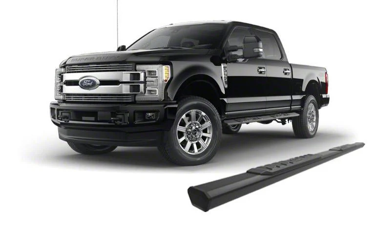 Epic Aluminum Running Boards; Black (15-26 F-150 SuperCab)