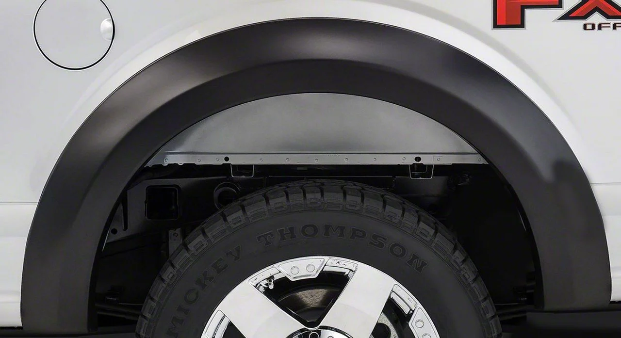 Trail Riderz Fender Flares; Textured Black (15-17 F-150, Excluding Raptor)